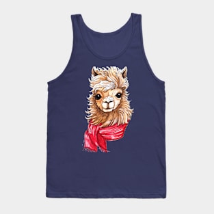 Alpaca Llama for Winter! Tank Top